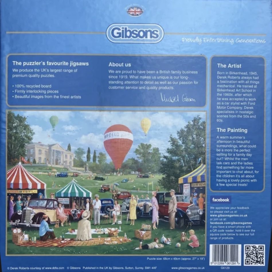 Summer Rally - Gibsons puzzle collectible [Barcode 5012269061291] - Main Image 4
