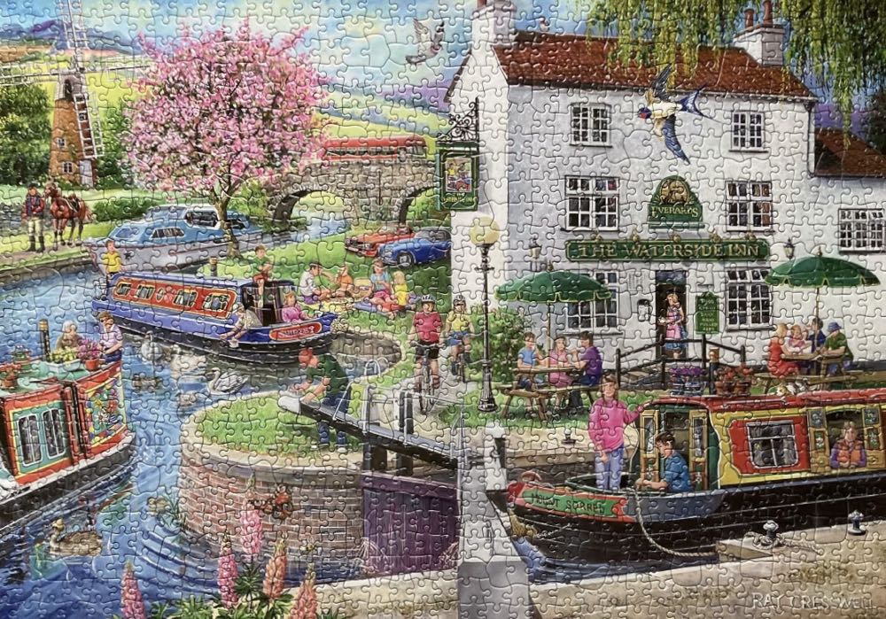 By The Canal (No 6)  - House of Puzzles Ltd HOP, The puzzle collectible [Barcode 5060002003176] - Main Image 3