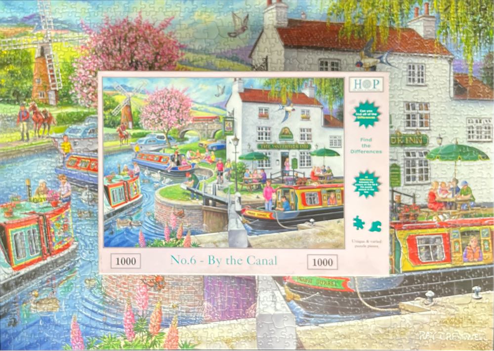By The Canal (No 6)  - House of Puzzles Ltd HOP, The puzzle collectible [Barcode 5060002003176] - Main Image 4
