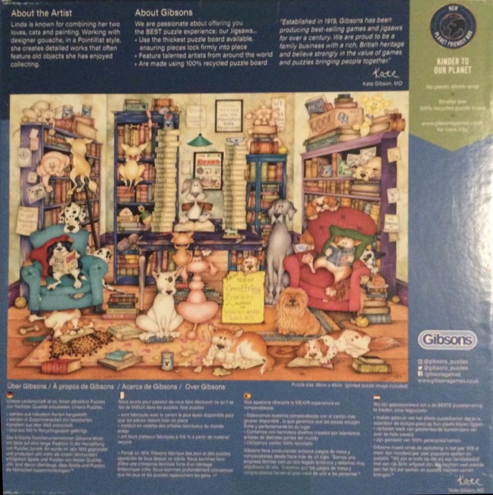 Barks Books - Gibsons puzzle collectible [Barcode 5012269062731] - Main Image 4