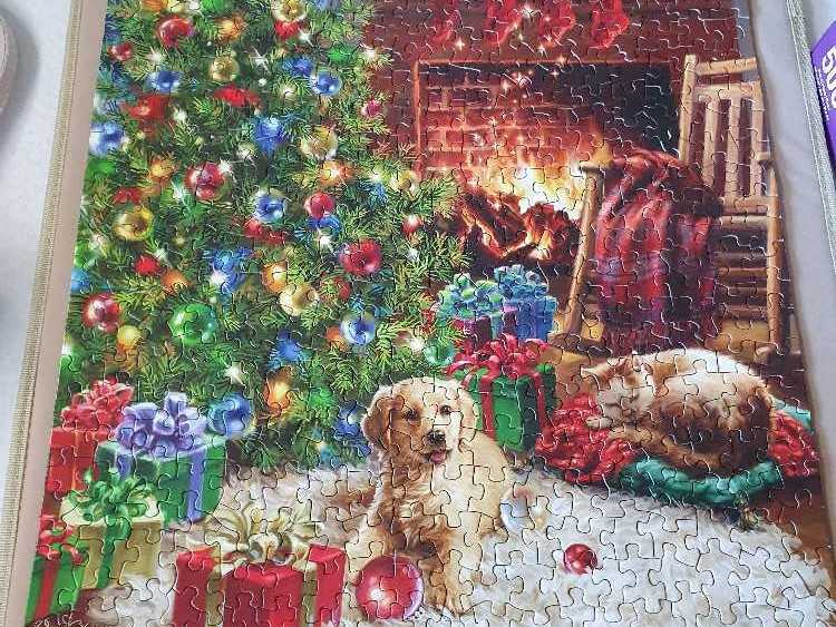 Christmas Morning - Springbok puzzle collectible [Barcode 091683015849] - Main Image 4