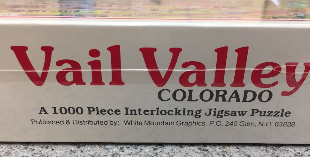 The Vail Valley Colorado - White Mountain Puzzles puzzle collectible - Main Image 2