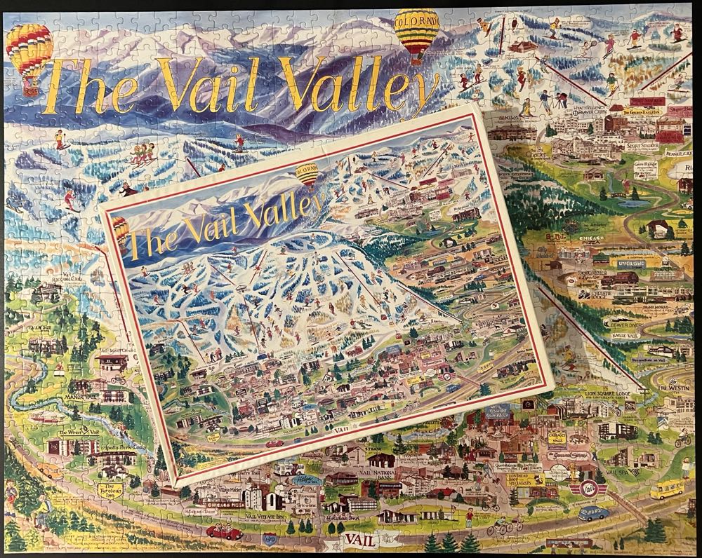 The Vail Valley Colorado - White Mountain Puzzles puzzle collectible - Main Image 4