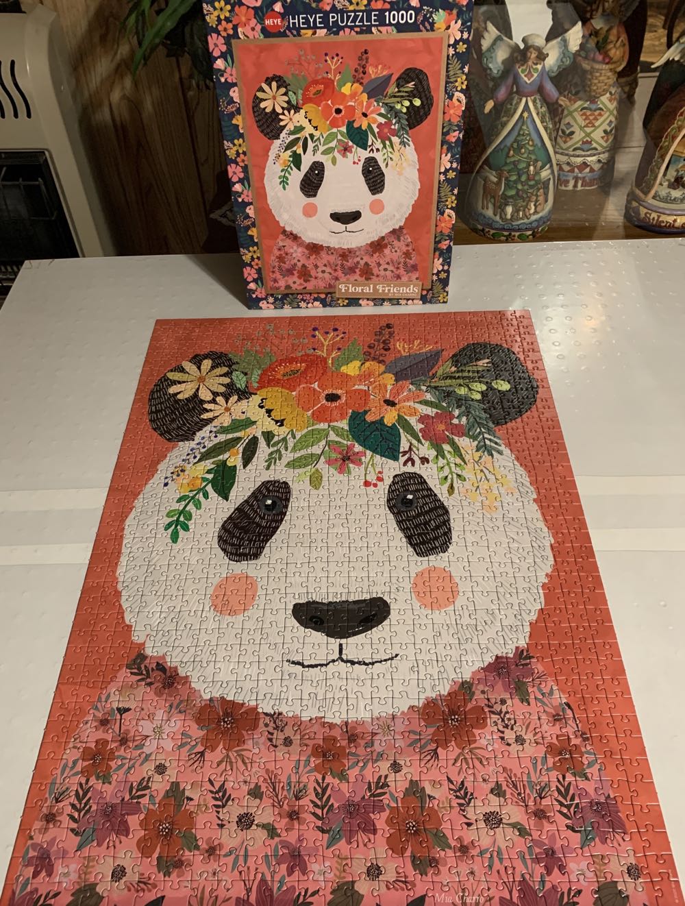 Floral Friends - Cuddly Panda - Heye Puzzles puzzle collectible [Barcode 4001689299545] - Main Image 2
