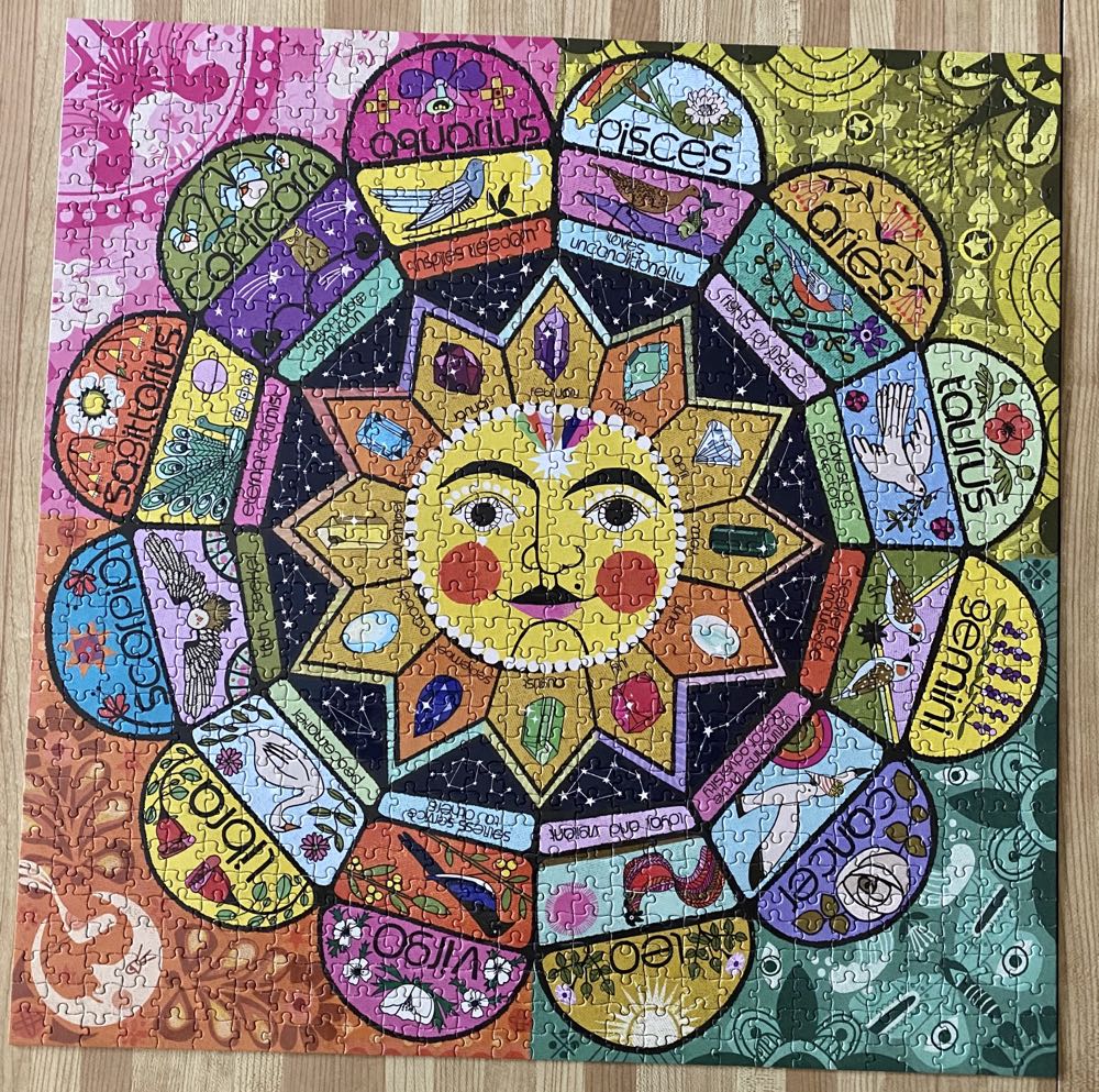 Astrology - Eeboo puzzle collectible [Barcode 689196511738] - Main Image 2