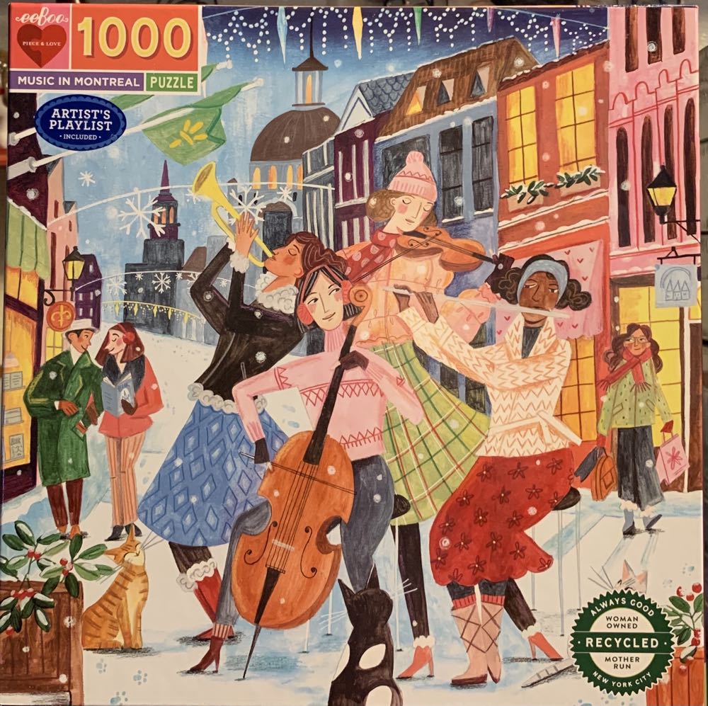Music In Montreal - Eeboo puzzle collectible [Barcode 689196511707] - Main Image 2