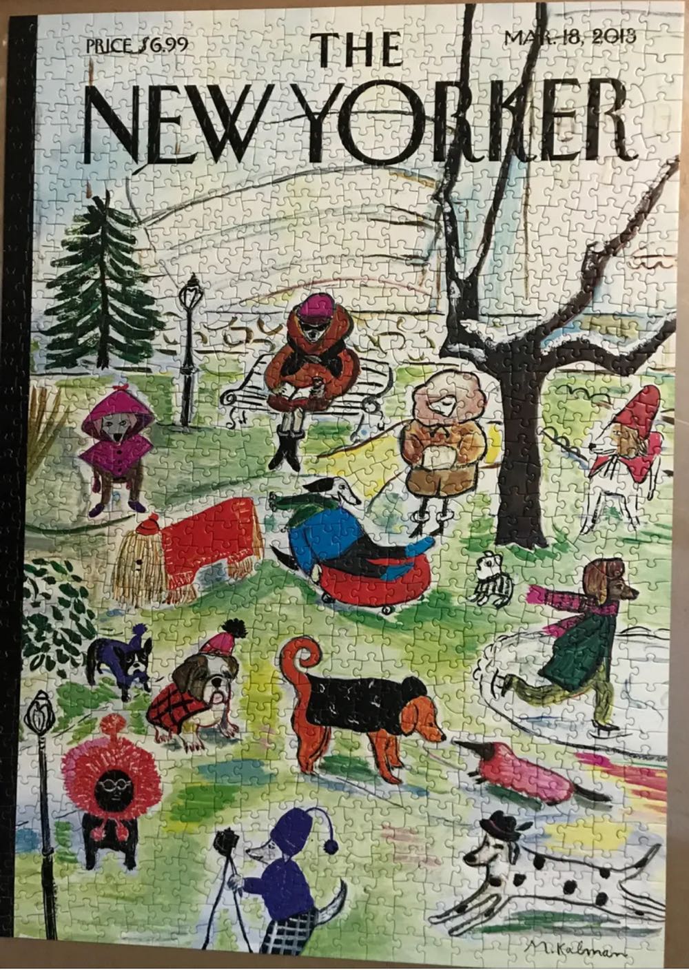 The New Yorker Canine Couture - New York Puzzle Company puzzle collectible [Barcode 819844015244] - Main Image 2
