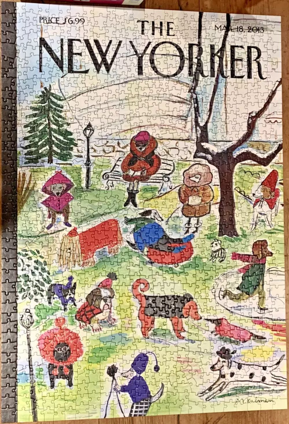 The New Yorker Canine Couture - New York Puzzle Company puzzle collectible [Barcode 819844015244] - Main Image 3