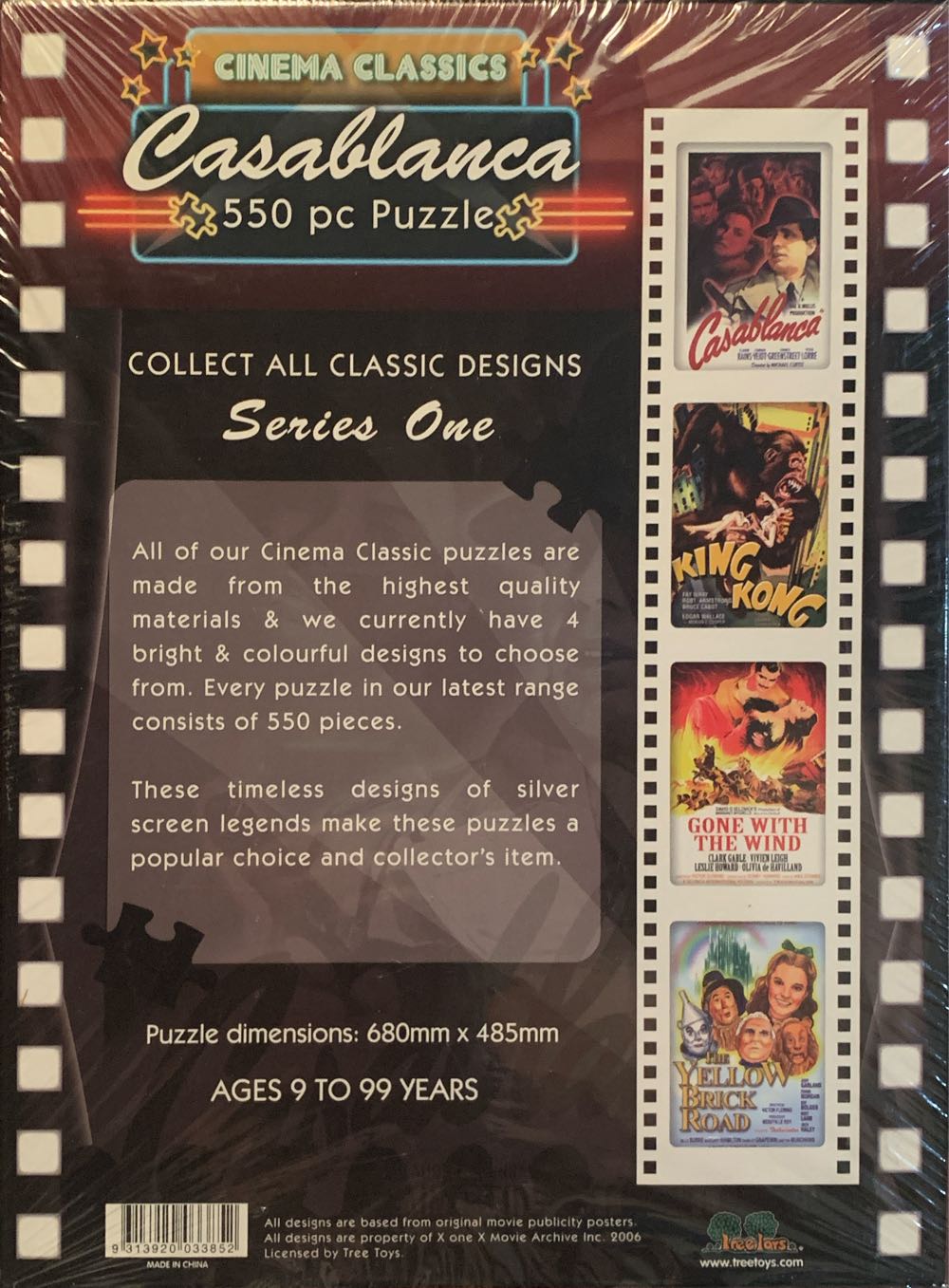 Cinema Classics: - Casablanca - Tree Toys puzzle collectible [Barcode 9313920033852] - Main Image 3