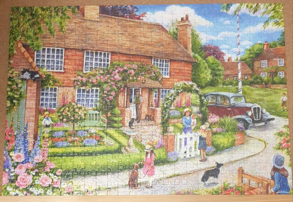 Old Brick Cottage - Corner Piece puzzle collectible [Barcode 5052089311541] - Main Image 2