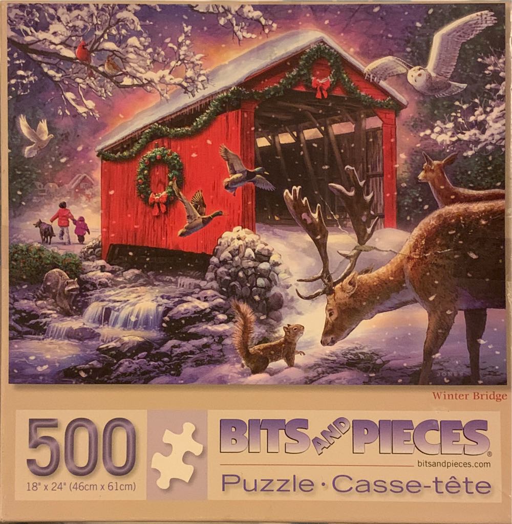 Winter Bridge - Bits & Pieces puzzle collectible [Barcode 704812106089] - Main Image 1