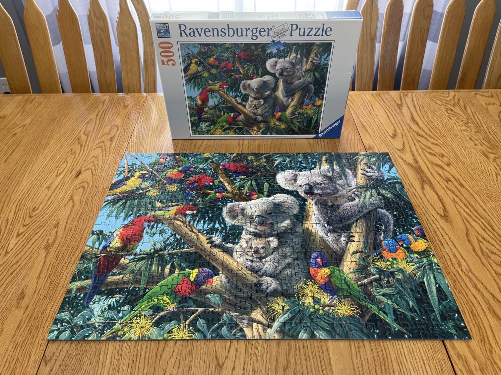 Koalas In A Tree - Ravensburger puzzle collectible [Barcode 4005556148264] - Main Image 4