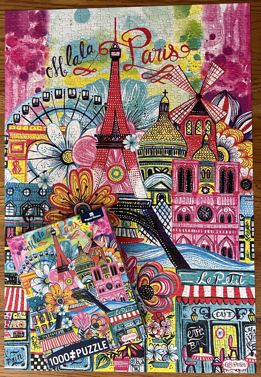 Paris Painting - Paper House puzzle collectible [Barcode 767636842601] - Main Image 3