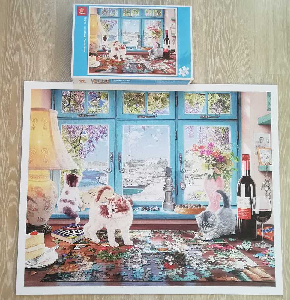 Puzzlers Desk 1986 - Pintoo 🇹🇼 puzzle collectible [Barcode 4714041323832] - Main Image 2