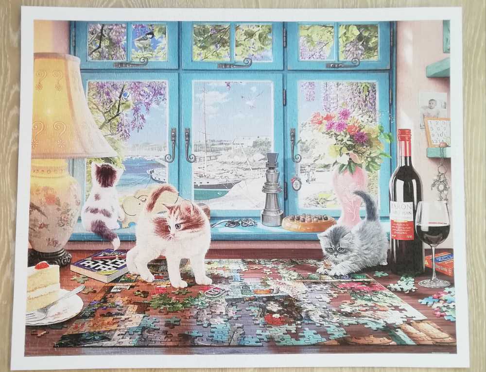 Puzzlers Desk 1986 - Pintoo 🇹🇼 puzzle collectible [Barcode 4714041323832] - Main Image 3