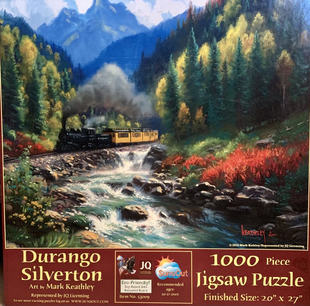 Durango Silverton (UV) 🧩✌️ - SunsOut puzzle collectible [Barcode 796780530096] - Main Image 2