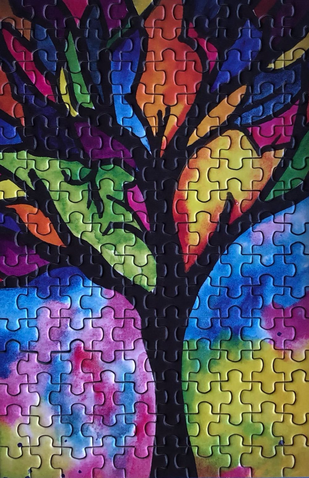Stained Glass Tree - Micro Puzzles puzzle collectible [Barcode 850020243020] - Main Image 2