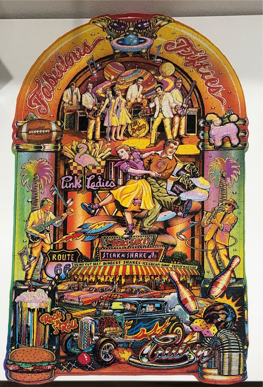 Fabulous Fifties Nfs/nft - Great American Puzzle Company puzzle collectible [Barcode 010563098109] - Main Image 2