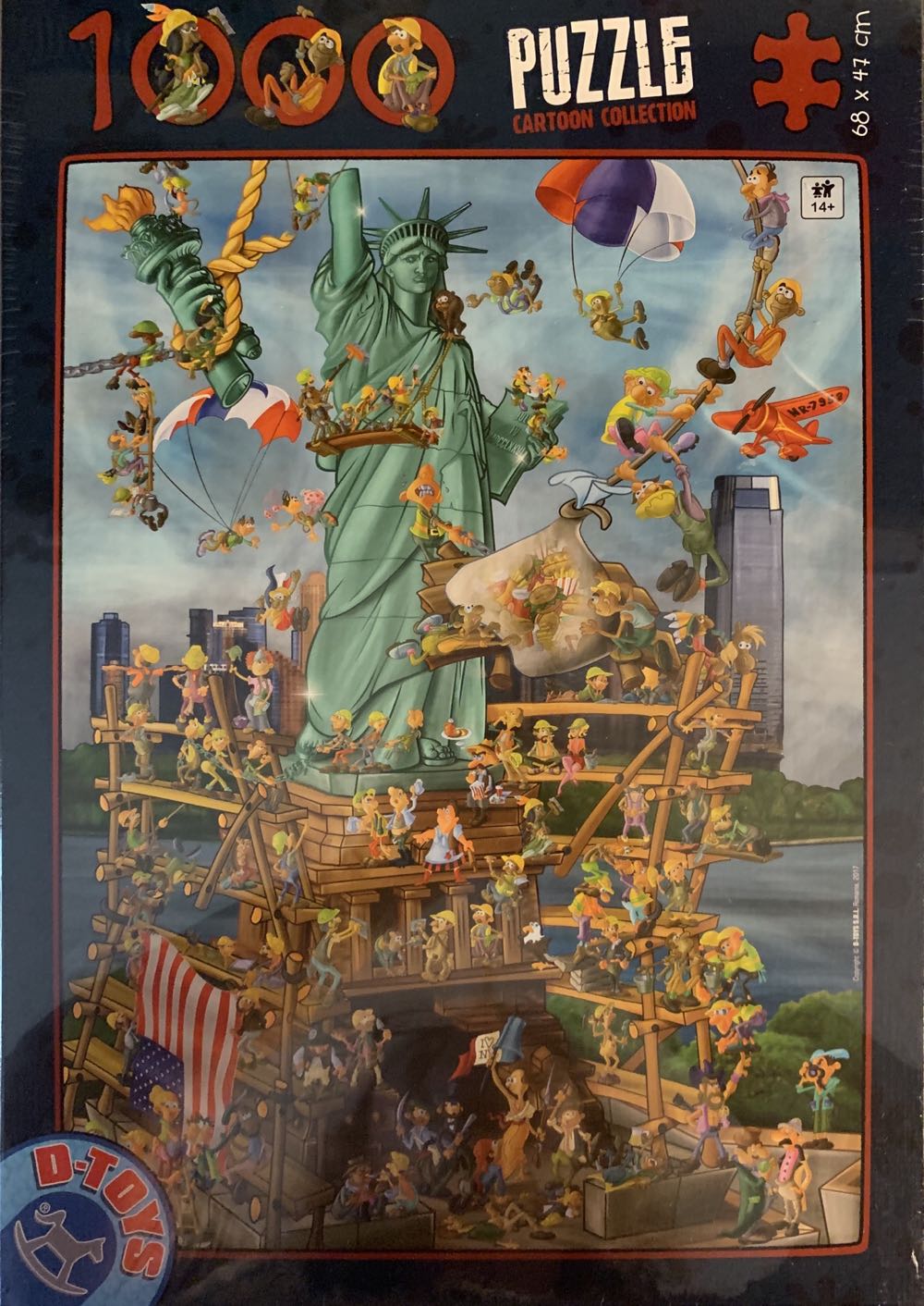 Sunsout Puzzle 900 Piece Playing In The Snow Art By Giordano Studios