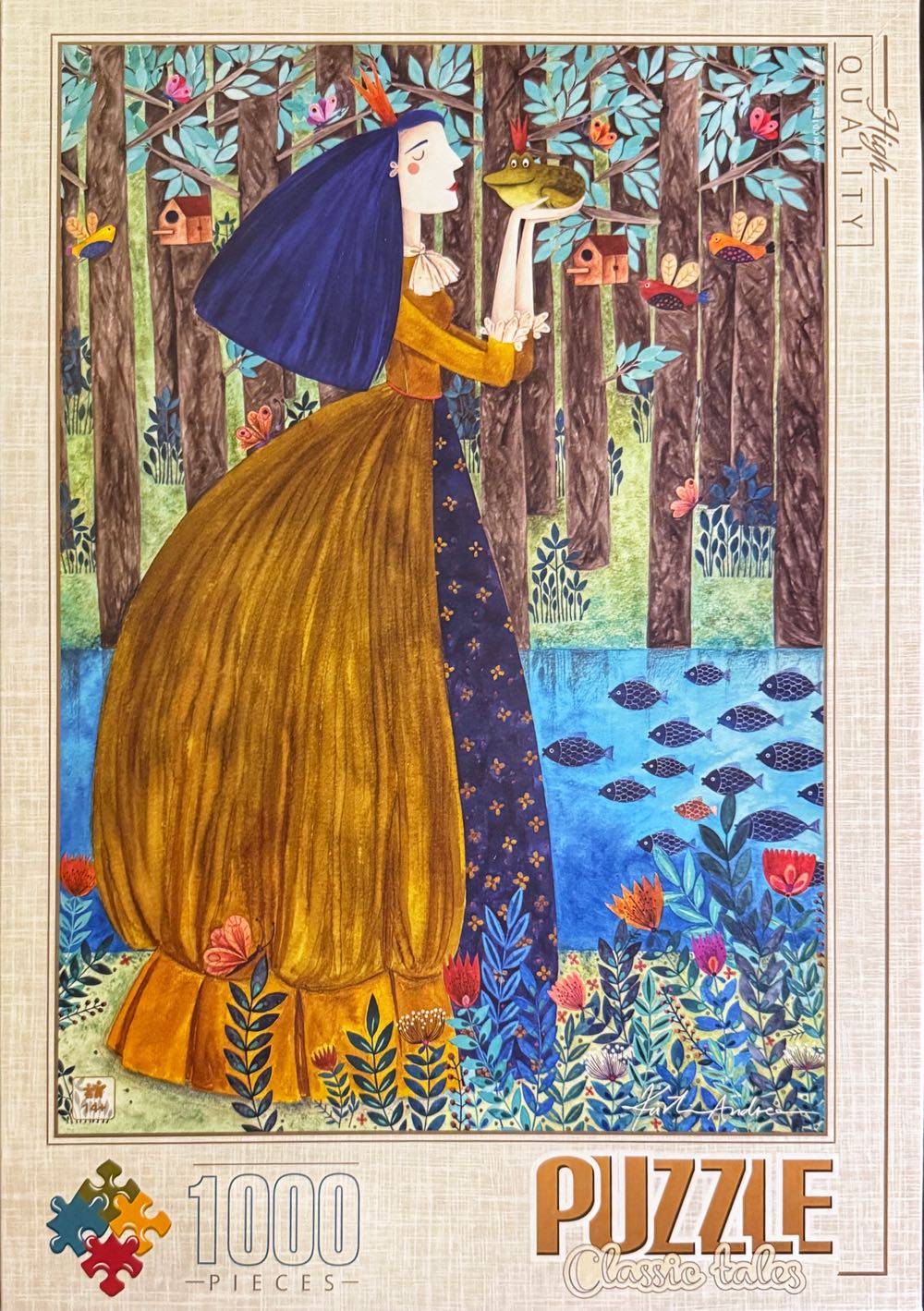 The Frog Princess - D-TOYS puzzle collectible [Barcode 625012804905] - Main Image 2