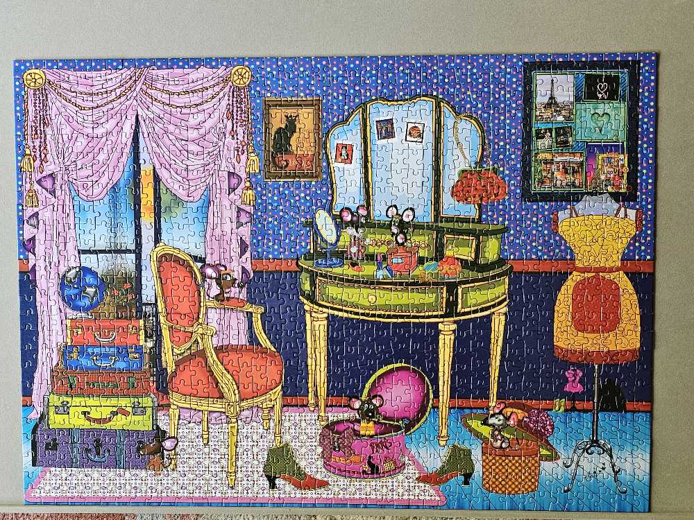 One Day In Paris - Jacarou Puzzles puzzle collectible [Barcode 748367075490] - Main Image 2