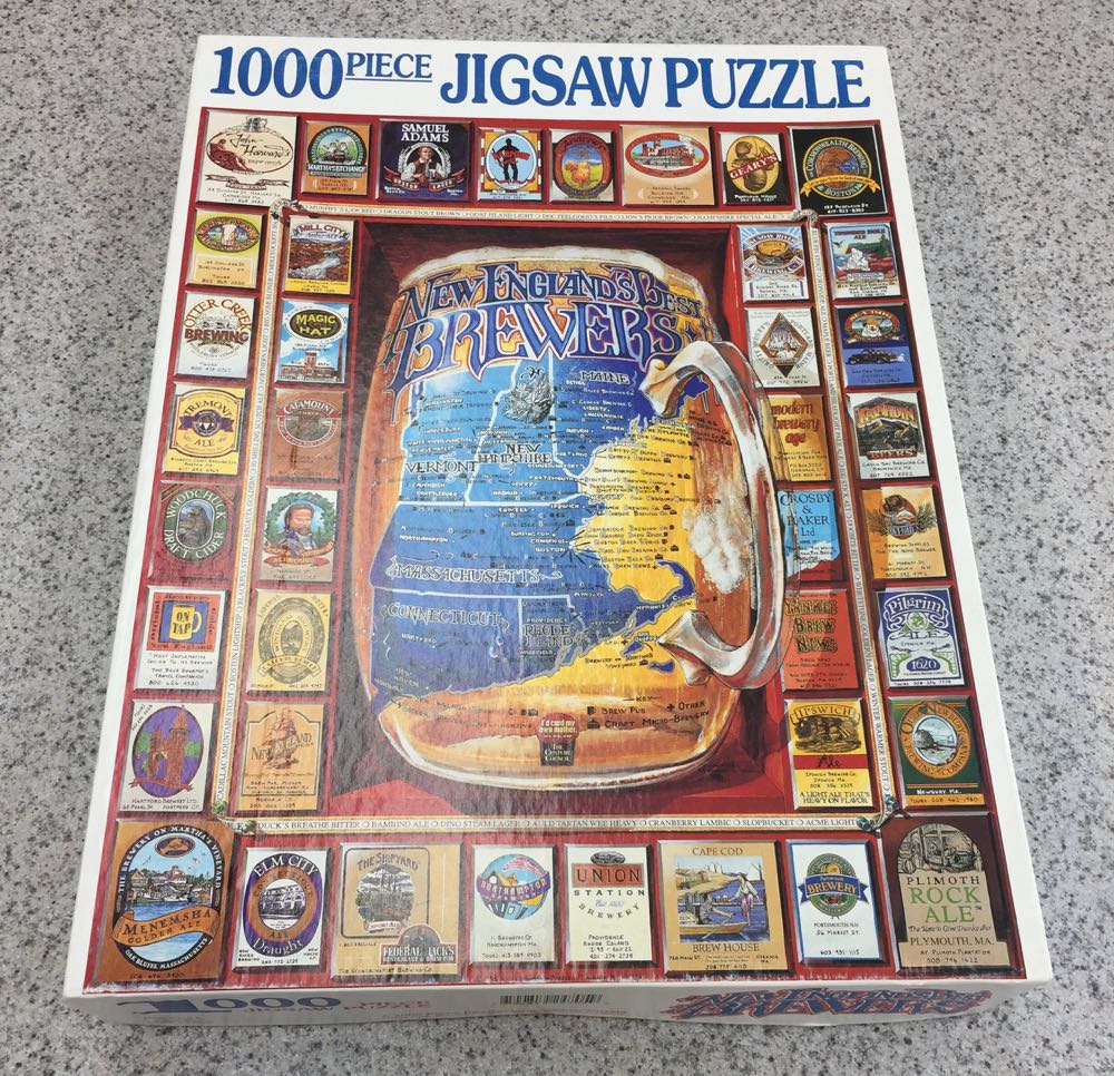New England’s Best Brewers - White Mountain Puzzles puzzle collectible [Barcode 724819247059] - Main Image 2