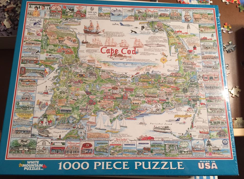 Cape Cod - White Mountain Puzzles puzzle collectible [Barcode 724819247349] - Main Image 2