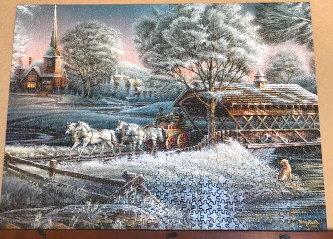 Morning Frost/M/V/SOLD - White Mountain Puzzles puzzle collectible - Main Image 2