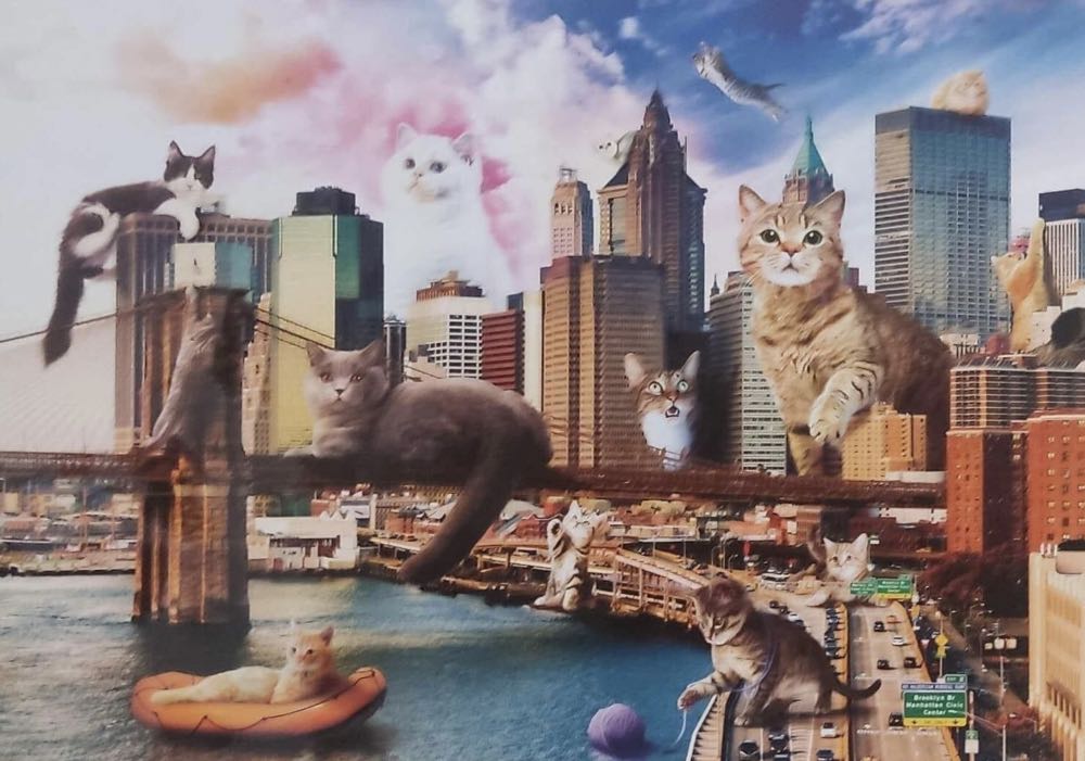 Cats In New York - Trefl puzzle collectible [Barcode 5900511105957] - Main Image 2