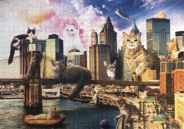 Cats In New York - Trefl puzzle collectible [Barcode 5900511105957] - Main Image 3