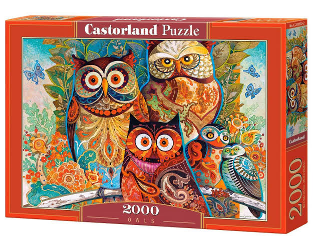 Owls - Castorland puzzle collectible [Barcode 5904438200535] - Main Image 2