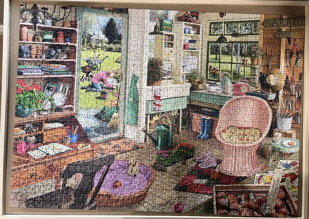 My Haven The Gardener’s Shed - Ravensburger puzzle collectible [Barcode 4005556167678] - Main Image 2