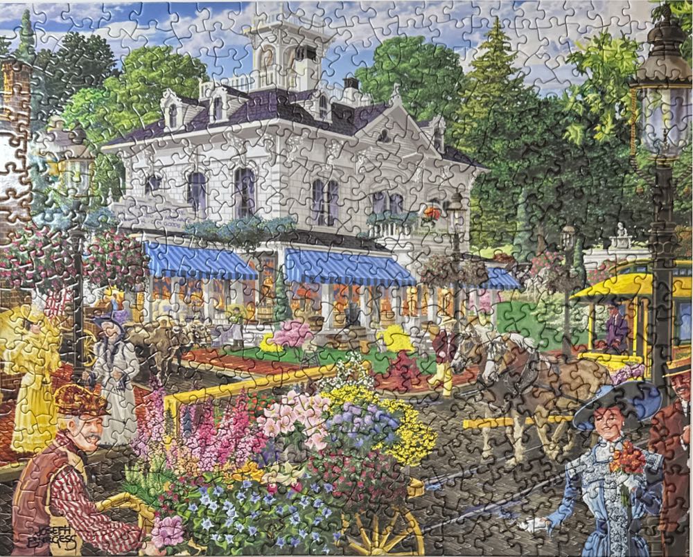 Victorian Spring - Bits And Pieces puzzle collectible [Barcode 192949006257] - Main Image 2