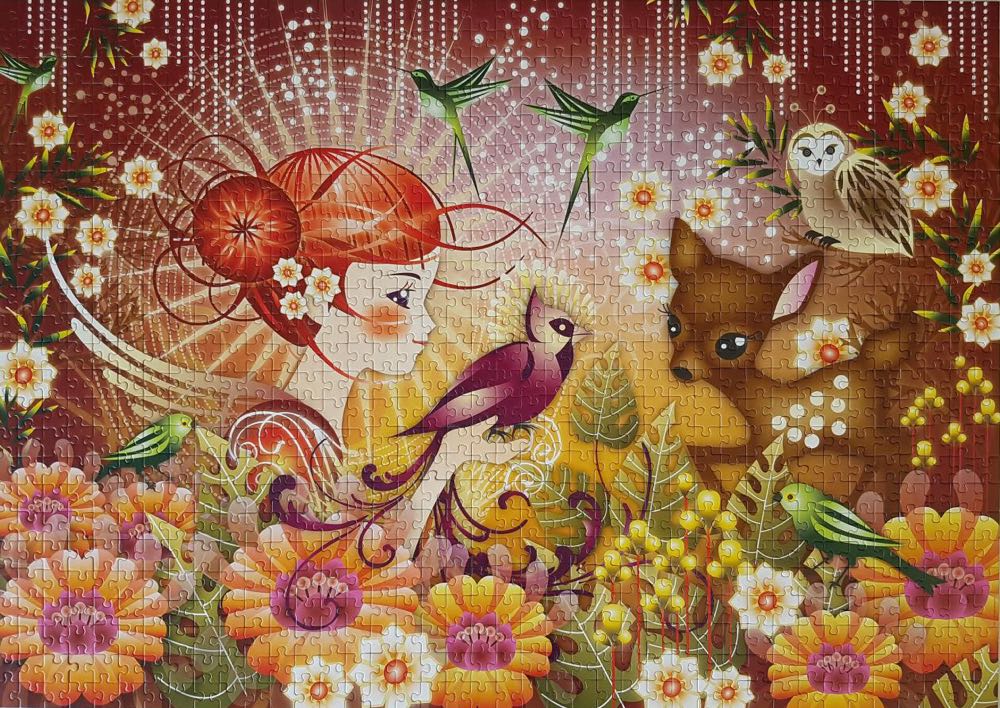 🌫️Purple Bird - Educa puzzle collectible [Barcode 8412668144392] - Main Image 3