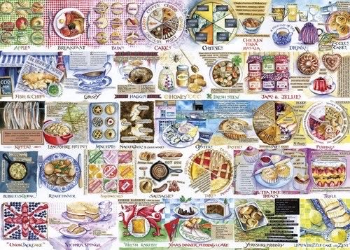 Pork Pies & Puddings - Gibsons puzzle collectible [Barcode 5012269071078] - Main Image 2