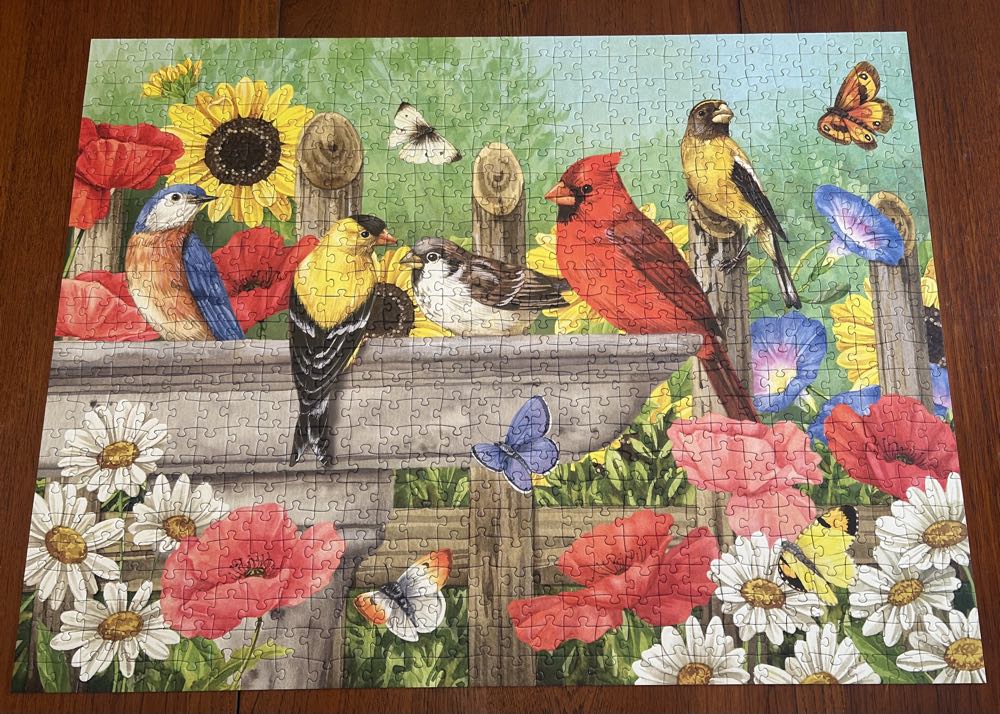 Bathing Birds - Ravensburger puzzle collectible [Barcode 4005556199372] - Main Image 4