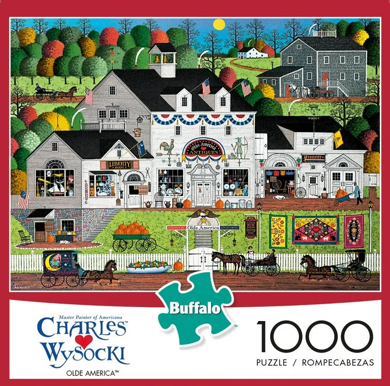 Olde America - Buffalo Games & Puzzles puzzle collectible [Barcode 079346114603] - Main Image 2