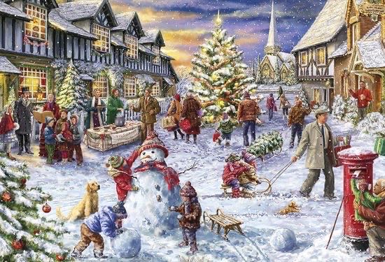 A White Christmas - Gibsons puzzle collectible [Barcode 5012269034097] - Main Image 2
