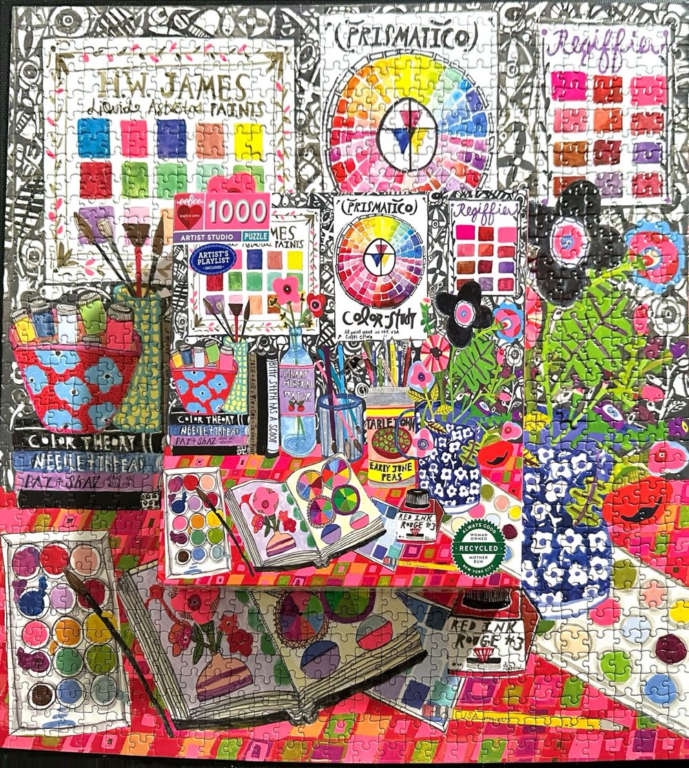 Artist Studio - eeBoo 🇺🇸 puzzle collectible [Barcode 689196511646] - Main Image 3