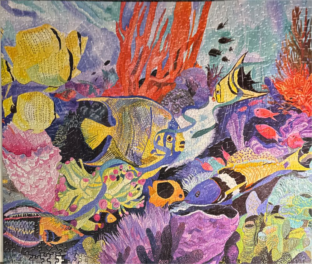 Rainbow Reef - Heritage Puzzle Inc puzzle collectible [Barcode 654497406014] - Main Image 2