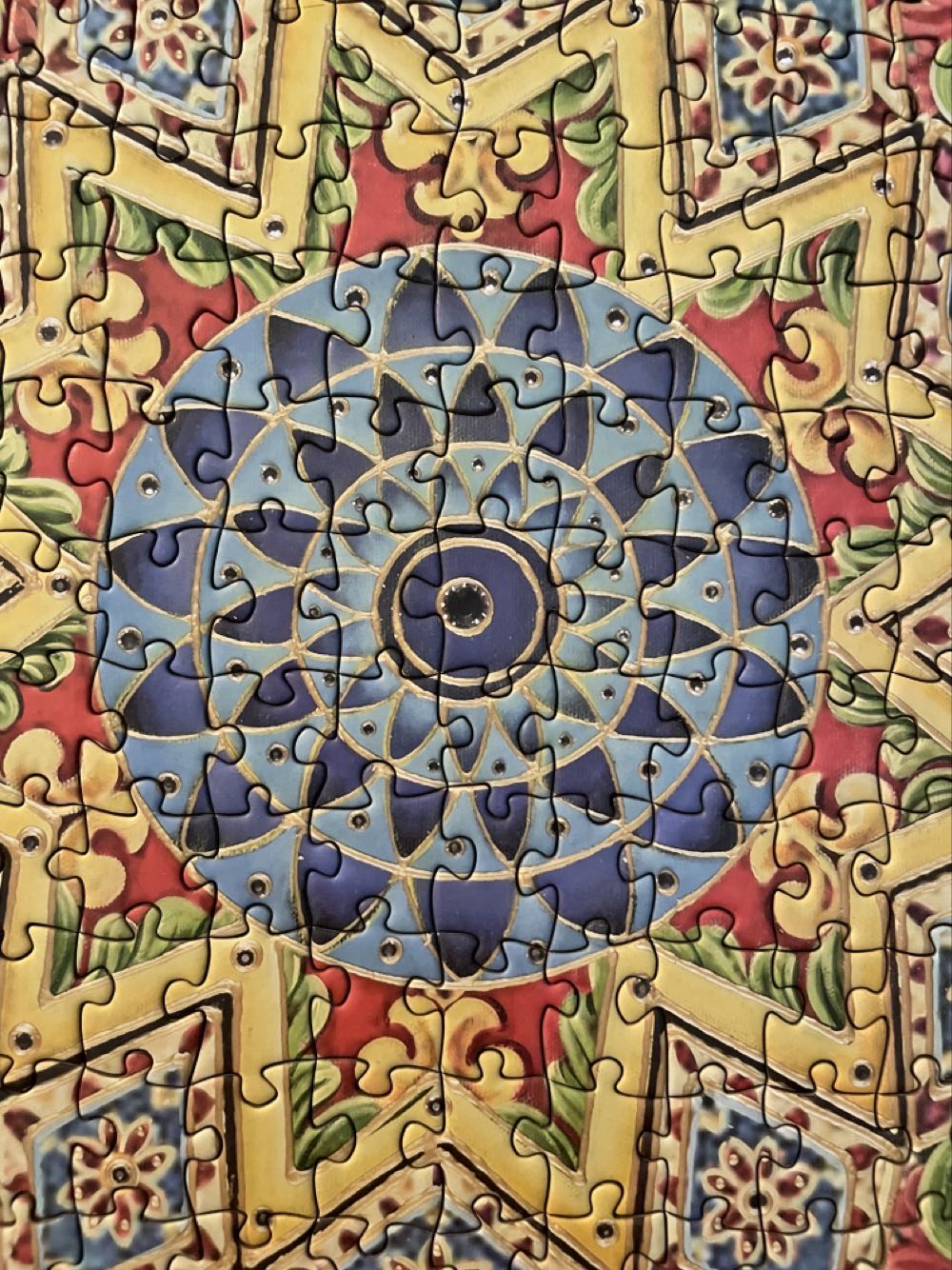 Tapestry Mandala - Pomegranate puzzle collectible [Barcode 9780764984990] - Main Image 3