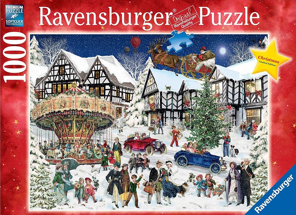 Snowy Village - Ravensburger puzzle collectible [Barcode 4005556153596] - Main Image 2