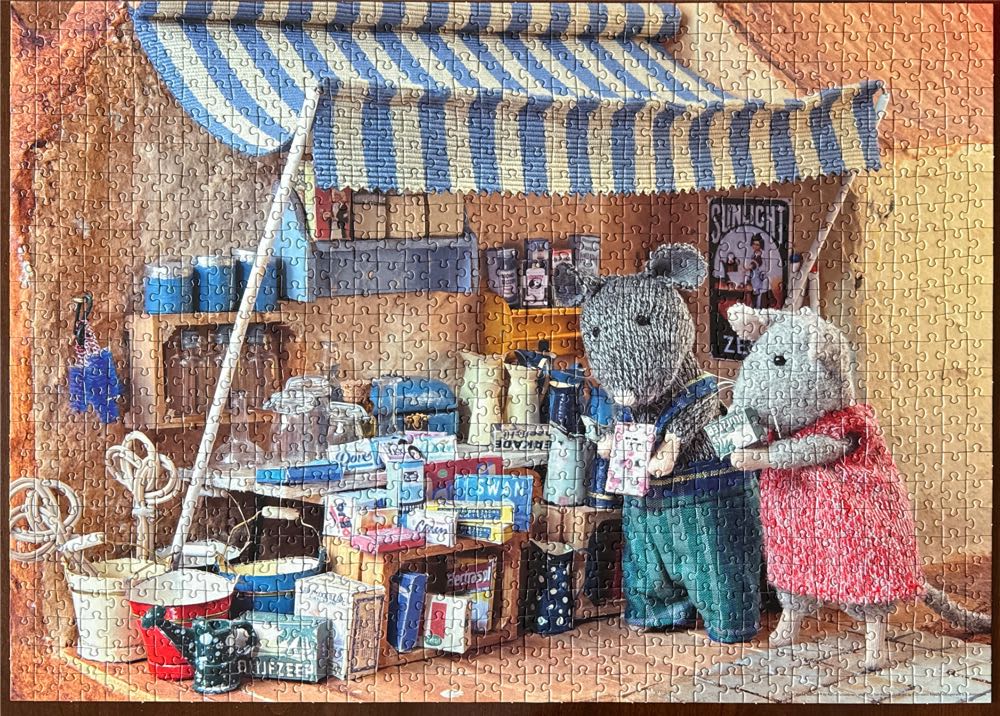 The Mouse Mansion - Market Stand - Heye Puzzle puzzle collectible [Barcode 4001689296599] - Main Image 2