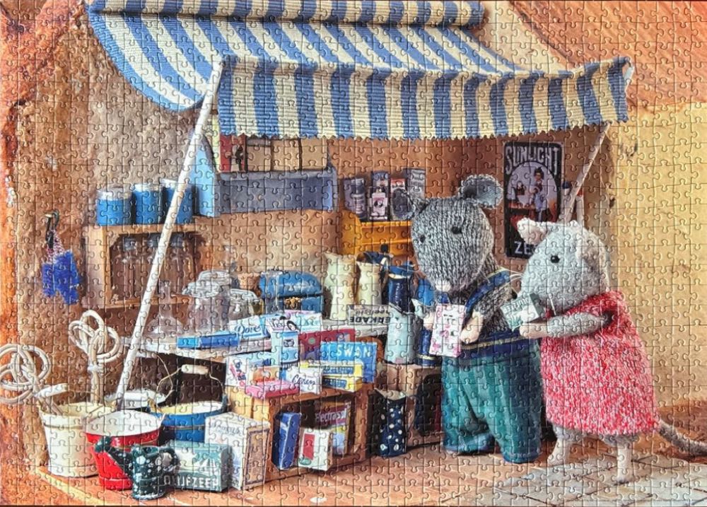The Mouse Mansion - Market Stand - Heye Puzzle puzzle collectible [Barcode 4001689296599] - Main Image 3