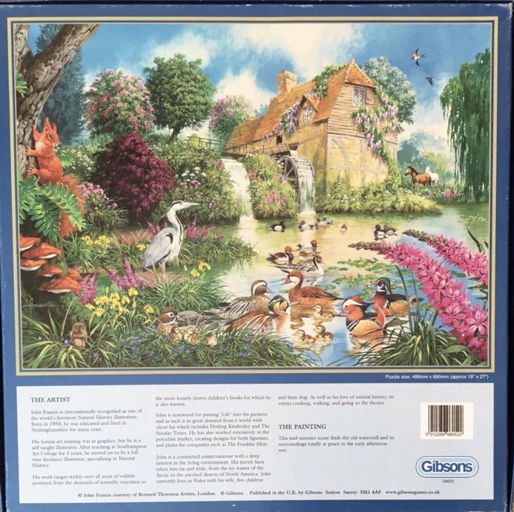 The Old Watermill - Gibsons puzzle collectible [Barcode 5012269060522] - Main Image 2