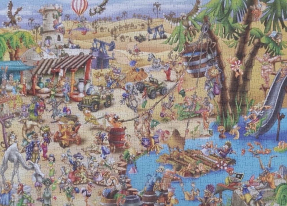 Stonehenge / Oase In De Woestijn  - D-TOYS puzzle collectible [Barcode 5947502867760] - Main Image 4