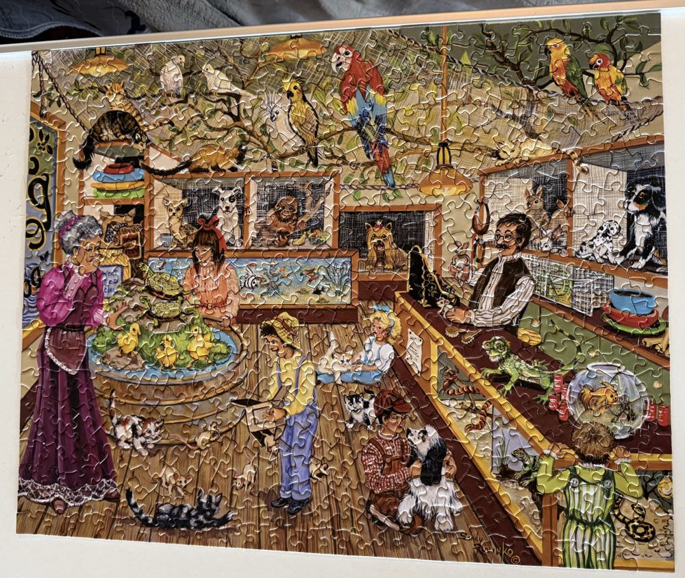 Bits And Pieces: Pet Emporium - Gone puzzle collectible [Barcode 704812109042] - Main Image 2