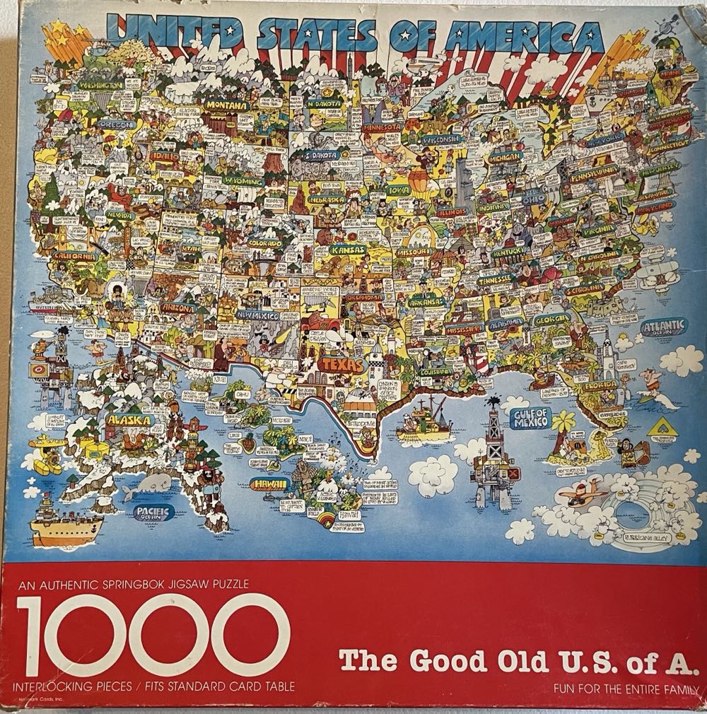 The Good Old U.S. of A. - Springbok - Hallmark Cards, Inc. puzzle collectible - Main Image 1
