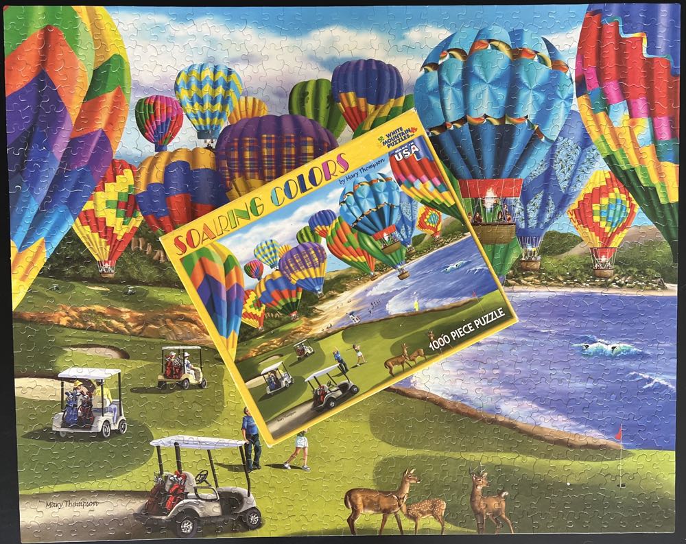 Soaring Colors - White Mountain Puzzles puzzle collectible [Barcode 724819252244] - Main Image 4