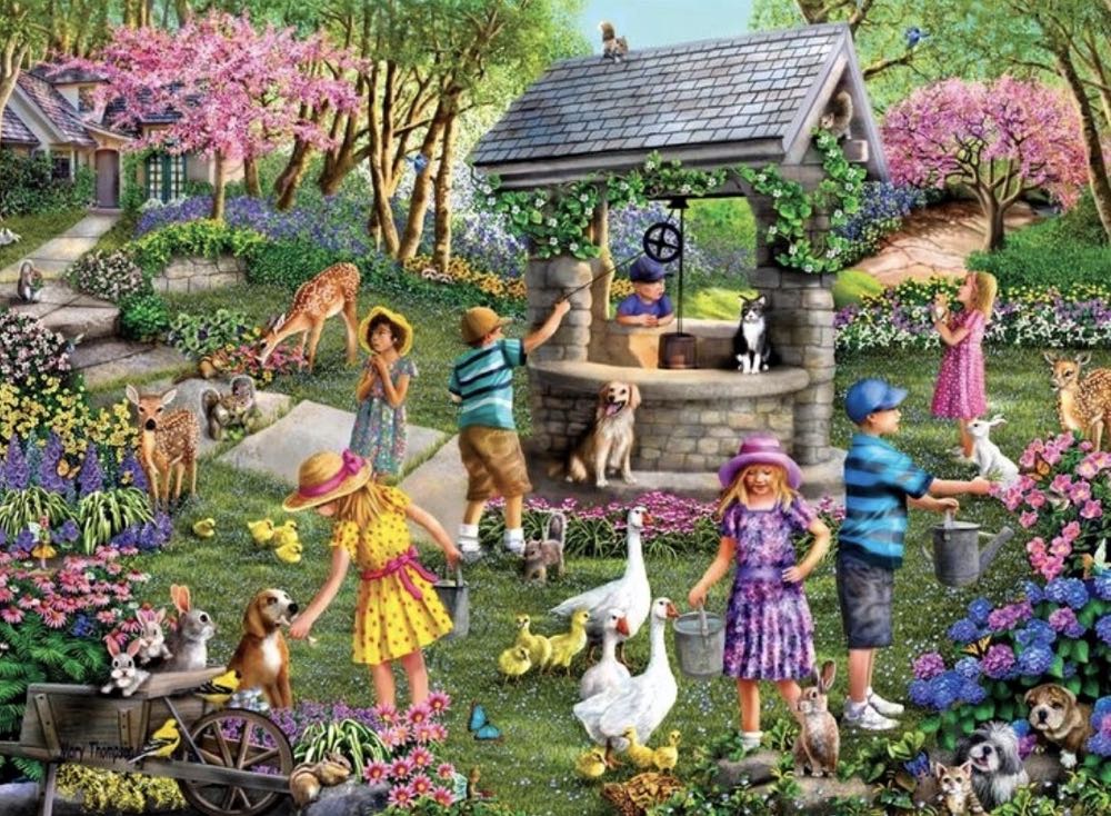 Wishing Well (BAV) 🧩 - Bits And Pieces puzzle collectible [Barcode 704812103521] - Main Image 2